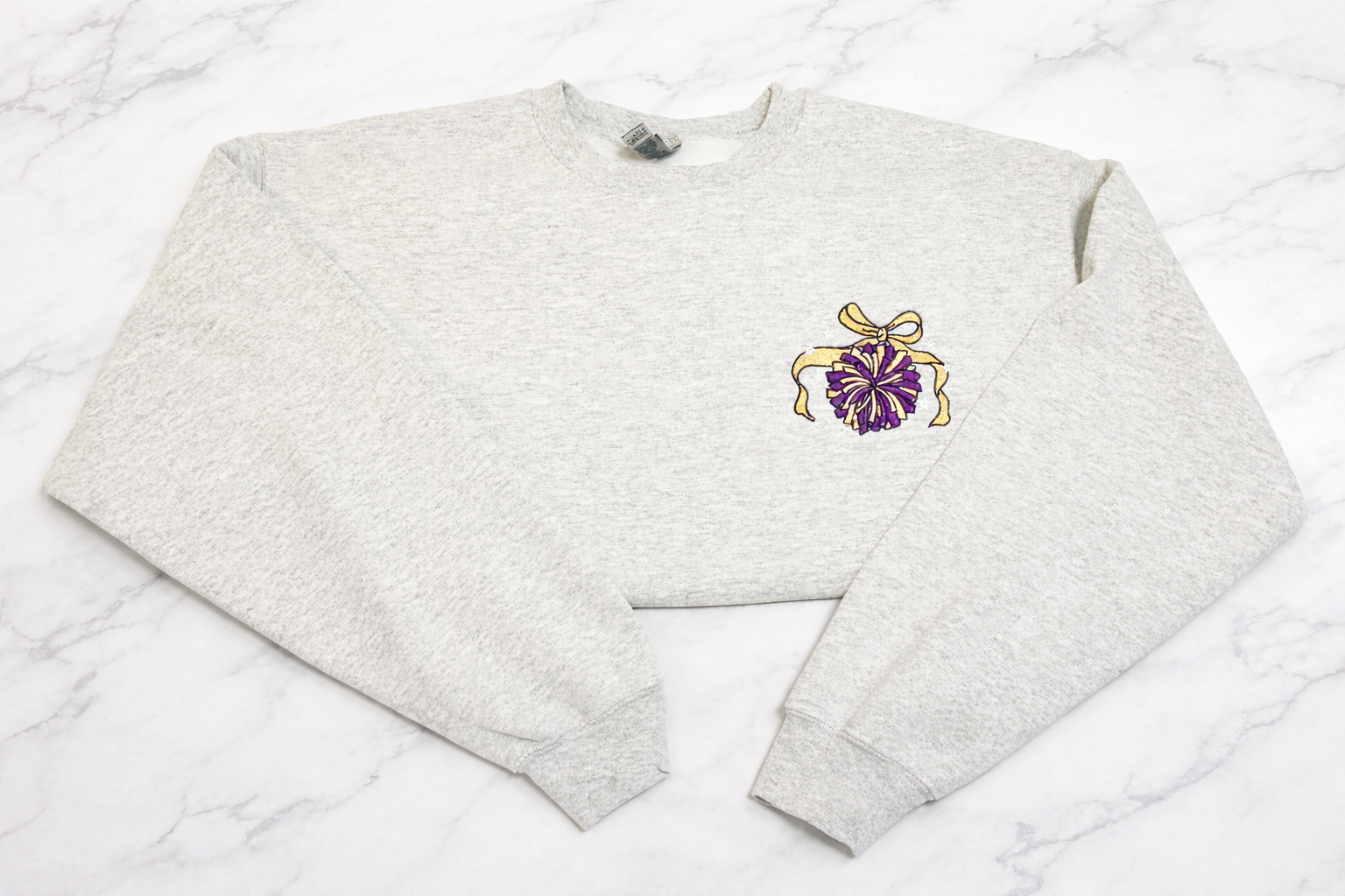 Game Day Cheer Bow Crewneck