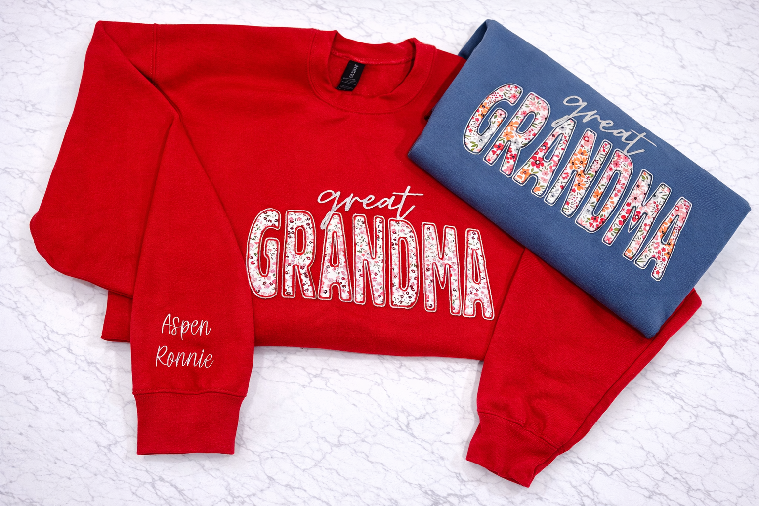 Great Grandma Applique Crewneck