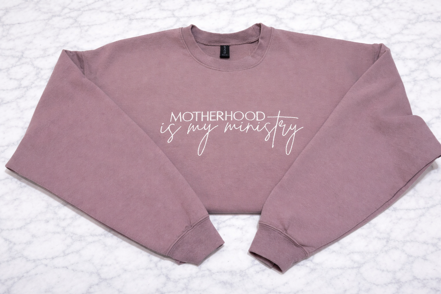 Motherhood is my Ministry Crewneck