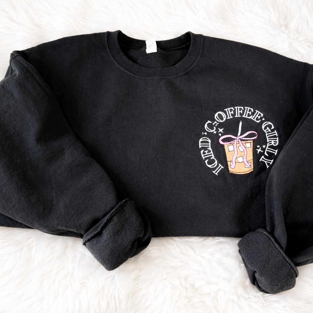 Iced Coffee Girly Crewneck